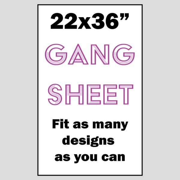 Full Color DTF Gang Sheet 22x36" Thumbnail